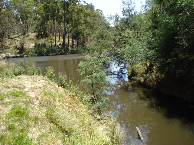 Mullum Mullum creek and Yarra river confluence